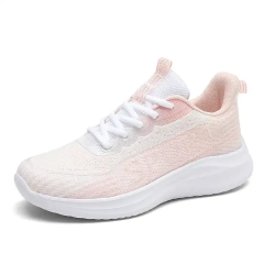 Spring and Summer New Mesh Embroidery Breathable Women's Sports Shoes Running Soft Sole Lightweight Women Casual Shoes