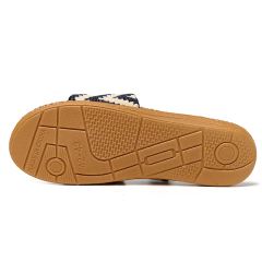 Wholesale Silent Soft-sole Home Slippers Non-slip Linen Weaving Rattan Cool Slippers Summer Indoor Slippers