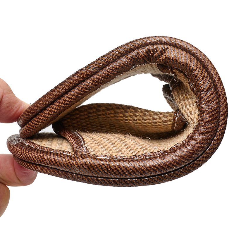 Indoor Slippers Wooden Floor Cotton Linen Slippers Home Anti-slip Silent Linen Woven Sweat-absorbing Breathable Slippers