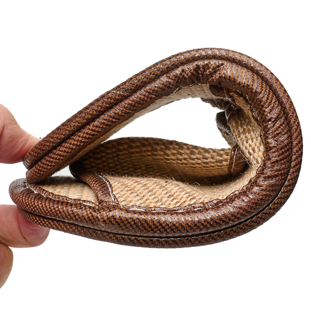 Indoor Slippers Wooden Floor Cotton Linen Slippers Home Anti-slip Silent Linen Woven Sweat-absorbing Breathable Slippers