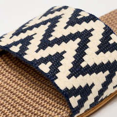 Wholesale Silent Soft-sole Home Slippers Non-slip Linen Weaving Rattan Cool Slippers Summer Indoor Slippers