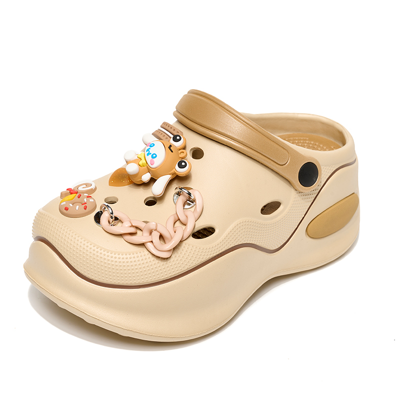 Summer Beach Sandals Girls Cartoon Slippers Flat Eva Thick Sole Garden Shoes For Women Wholesale Clogs & Mules