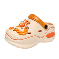 Summer Beach Sandals Girls Cartoon Slippers Flat Eva Thick Sole Garden Shoes For Women Wholesale Clogs & Mules