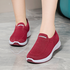 Summer Casual Breathable Fashion Soft Soled Women Walking Style Shoes Light Comfortable Casual Shoes Wholesale