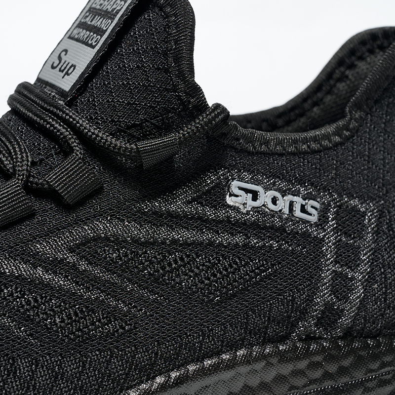 Summer New Comfortable Fly Woven Sneakers Breathable Soft Sole Casual Shoes Men Sports Light Mesh Shoes