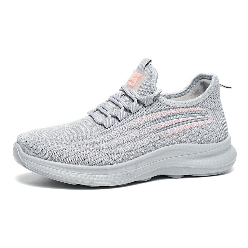 Wholesale Large Size Breathable Fly Woven Casual Shoes Sneakers Lightweight Walking Sports Shoes For Man And Woman