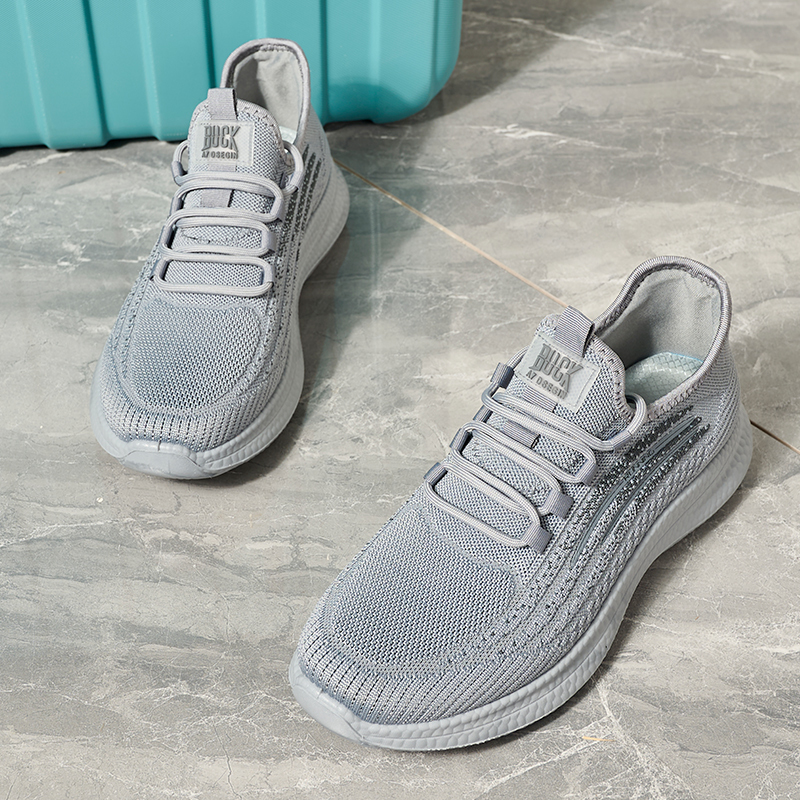 Wholesale Large Size Breathable Fly Woven Casual Shoes Sneakers Lightweight Walking Sports Shoes For Man And Woman
