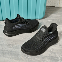 Wholesale Large Size Breathable Fly Woven Casual Shoes Sneakers Lightweight Walking Sports Shoes For Man And Woman