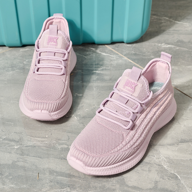 Wholesale Large Size Breathable Fly Woven Casual Shoes Sneakers Lightweight Walking Sports Shoes For Man And Woman