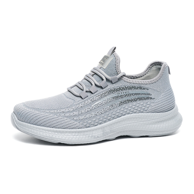 Wholesale Large Size Breathable Fly Woven Casual Shoes Sneakers Lightweight Walking Sports Shoes For Man And Woman