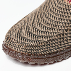 Retro Style Men's Breathable Cloth Shoes Loafers Lightweight Non-slip Casual Shoes Men's Walking Shoes