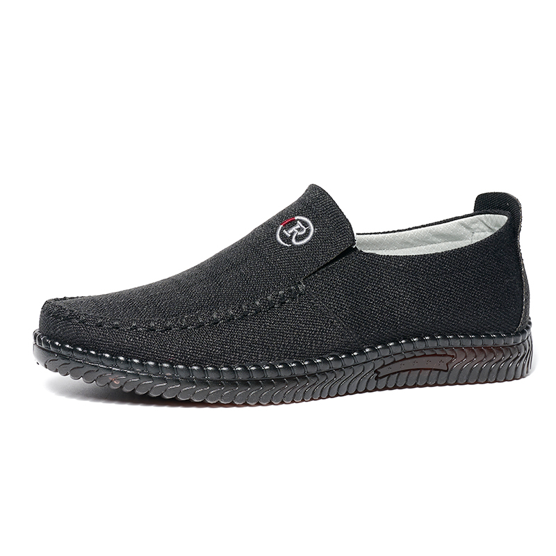 Spring And Summer Hot Sell Sweat Absorbent Men's Loafers Walking Shoes Wholesale Slip-on Ankle Lazy Cloth Shoes