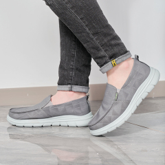 High Quality Men's Lightweight Non-slip Loafers Umbrella Cloth Boat Shoes Walking Style Lazy Casual Shoes For Man