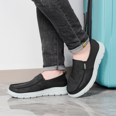 High Quality Men's Lightweight Non-slip Loafers Umbrella Cloth Boat Shoes Walking Style Lazy Casual Shoes For Man