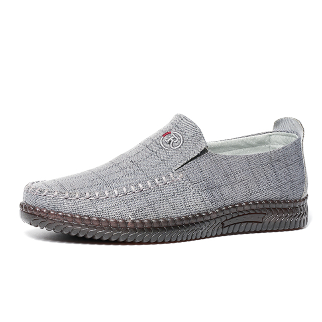 Spring And Summer Hot Sell Sweat Absorbent Men's Loafers Walking Shoes Wholesale Slip-on Ankle Lazy Cloth Shoes