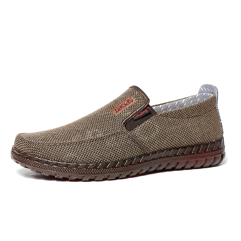 Retro Style Men's Breathable Cloth Shoes Loafers Lightweight Non-slip Casual Shoes Men's Walking Shoes