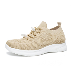 Wholesale All Woven Upper Light And Breathable Women's Shoes Sneakers Thick Sole Soft Walking Casual Shoes For Women