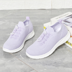 Wholesale All Woven Upper Light And Breathable Women's Shoes Sneakers Thick Sole Soft Walking Casual Shoes For Women