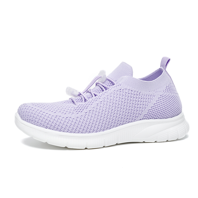 Wholesale All Woven Upper Light And Breathable Women's Shoes Sneakers Thick Sole Soft Walking Casual Shoes For Women