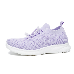 Wholesale All Woven Upper Light And Breathable Women's Shoes Sneakers Thick Sole Soft Walking Casual Shoes For Women