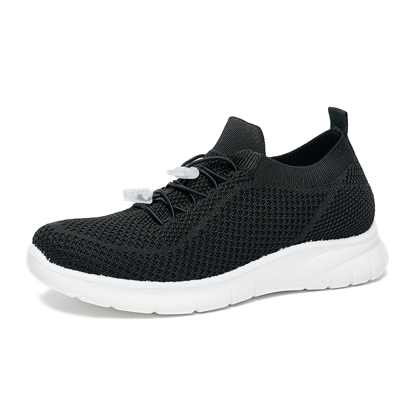 Wholesale All Woven Upper Light And Breathable Women's Shoes Sneakers Thick Sole Soft Walking Casual Shoes For Women