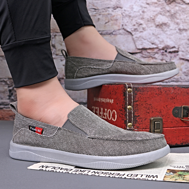 Fashion Walking Style Shoes Classic Style Street Flat Casual Campus Men's Sneakers Wholesale Breathable Canvas Shoes