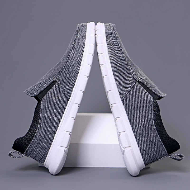 Wholesale Breathable Canvas Loafers Men's Shoes Slip-on Sweat Absorbent Large-size Men's Walking Style Casual Shoes
