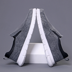 Wholesale Breathable Canvas Loafers Men's Shoes Slip-on Sweat Absorbent Large-size Men's Walking Style Casual Shoes