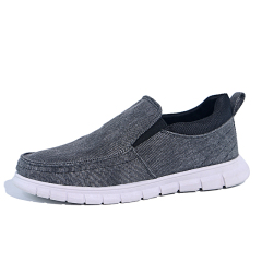 Wholesale Breathable Canvas Loafers Men's Shoes Slip-on Sweat Absorbent Large-size Men's Walking Style Casual Shoes
