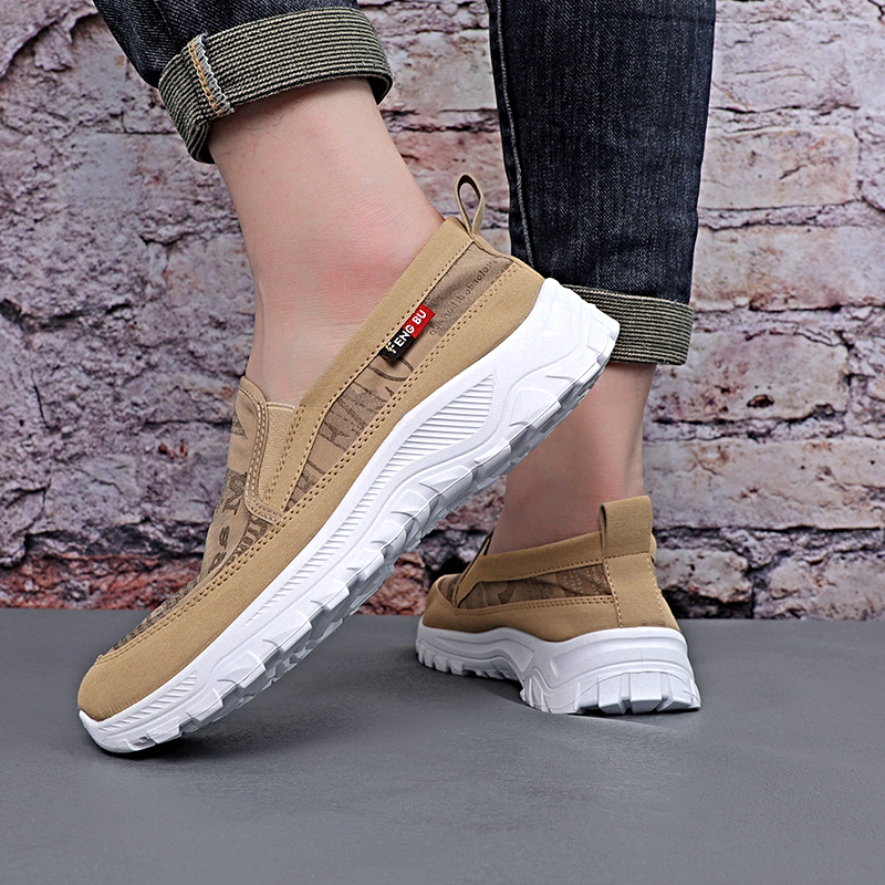 Comfort Microfiber Leather Walking High Quality Lightweight Sneakers Summer Breathable Easy Wear Soft Casual Shoes For Men