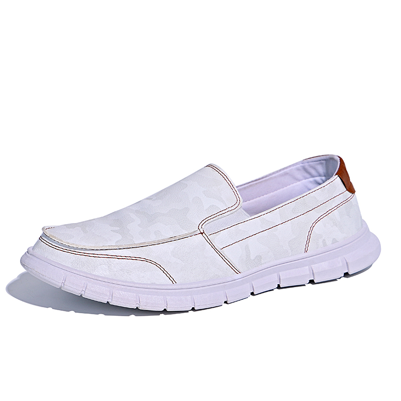 Hot Summer Fashion Slip-on Breathable Lightweight Comfortable Men's Casual Shoes Lazy Flat Stretch Shoes