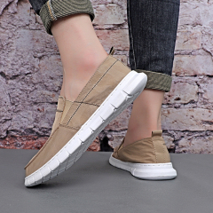 Comfortable Soft Fashion Classic Street Walking Style Flat Casual Campus Sneakers Wholesale Breathable Canvas Shoes For Men
