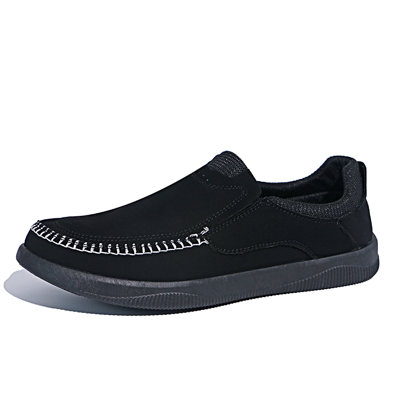 Genuine Leather Hot Sale Summer Fashion Slip-on Breathable Lightweight Comfortable Casual  Lazy Flat Loafers Shoes For Men