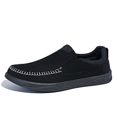 Genuine Leather Hot Sale Summer Fashion Slip-on Breathable Lightweight Comfortable Casual  Lazy Flat Loafers Shoes For Men