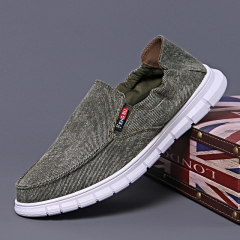 Hot Sale Summer Fashion Comfort Light Weight Breathable Soft Sole Flat Sneakers Loafers Canvas Casual Shoes For Men