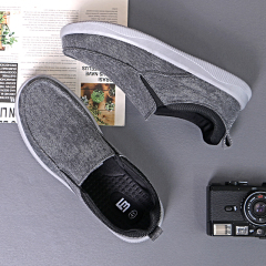 New Fashion Street Walking Classic Style Flat Casual Campus Sneakers Wholesale Breathable Canvas Loafers Shoes For Men