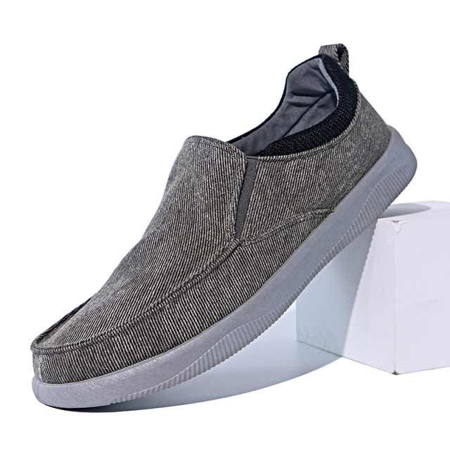 New Fashion Street Walking Classic Style Flat Casual Campus Sneakers Wholesale Breathable Canvas Loafers Shoes For Men