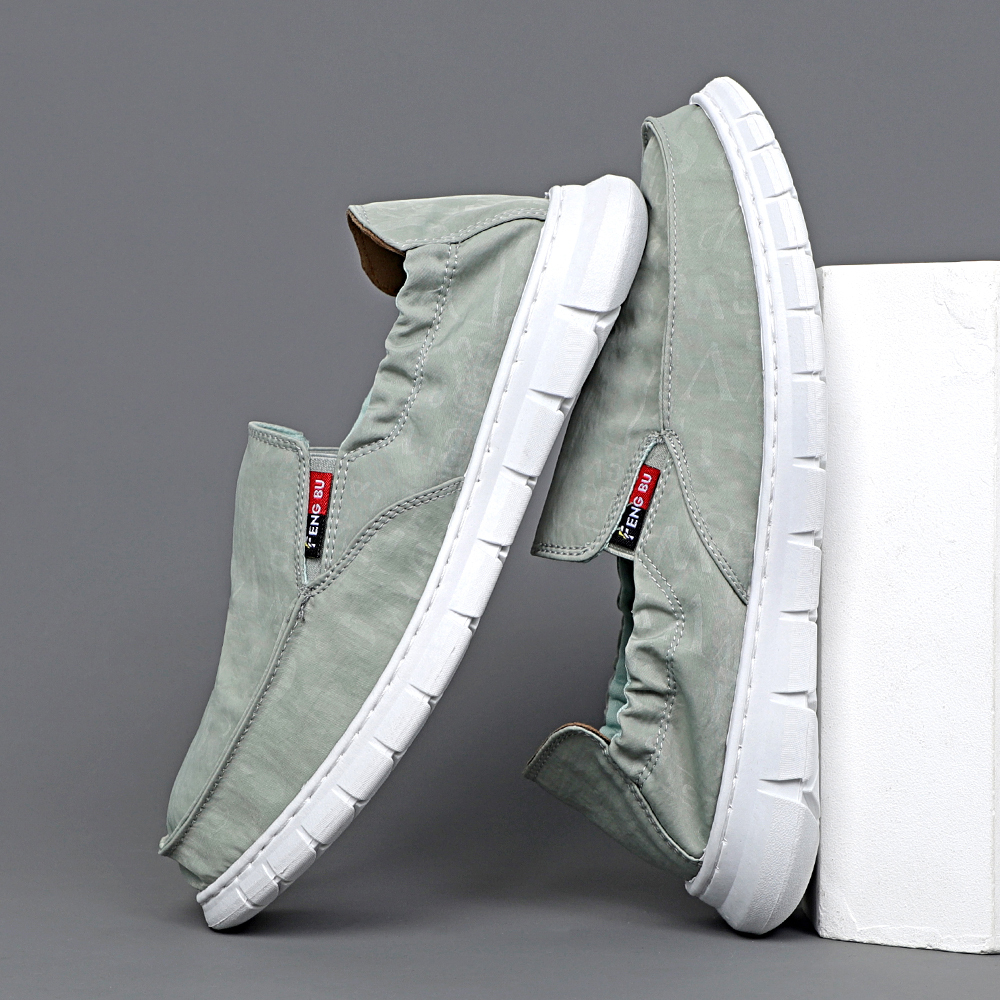 Casual Loafers Canvas Driving Shoes Waterproof Light Weight Slip-On Hot Sale Fashion Comfort Flexible Boat Shoes For Men