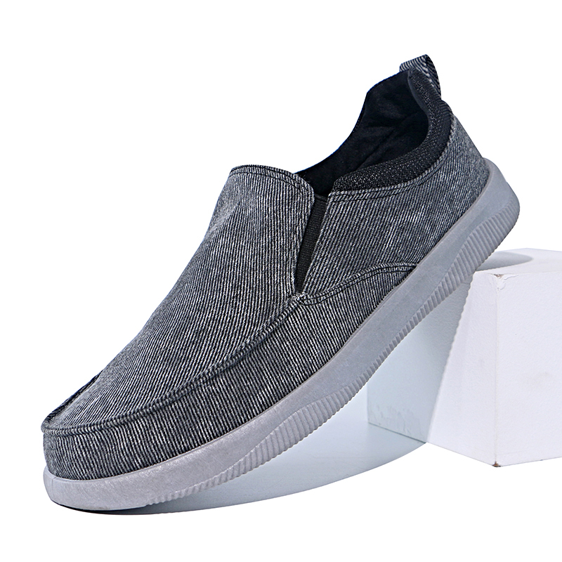 New Fashion Street Walking Classic Style Flat Casual Campus Sneakers Wholesale Breathable Canvas Loafers Shoes For Men