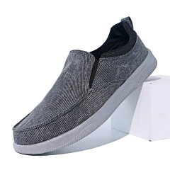 New Fashion Street Walking Classic Style Flat Casual Campus Sneakers Wholesale Breathable Canvas Loafers Shoes For Men