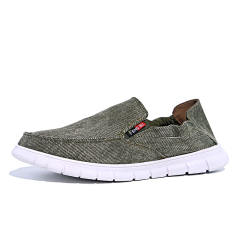 Hot Sale Summer Fashion Comfort Light Weight Breathable Soft Sole Flat Sneakers Loafers Canvas Casual Shoes For Men