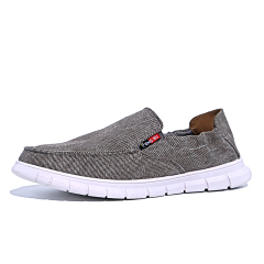 Hot Sale Summer Fashion Comfort Light Weight Breathable Soft Sole Flat Sneakers Loafers Canvas Casual Shoes For Men