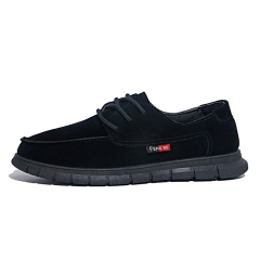 Leather New Arrival Fashion Trend Comfortable Anti-slip Lace-up Soft Shoes Breathable Sole Casual Shoes For Men