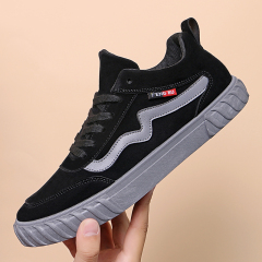 Pigskin Leather Popular Sports And Leisure Shoes All Match Soft Lightweight Breathable Casual Fashion Shoes For Men
