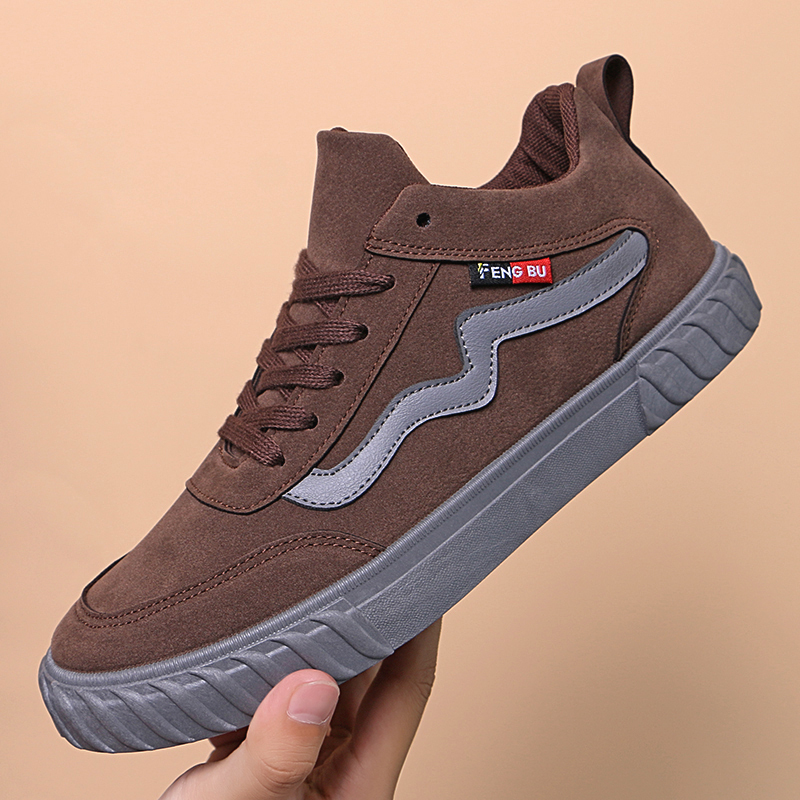Pigskin Leather Popular Sports And Leisure Shoes All Match Soft Lightweight Breathable Casual Fashion Shoes For Men