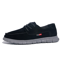 Leather New Arrival Fashion Trend Comfortable Anti-slip Lace-up Soft Shoes Breathable Sole Casual Shoes For Men