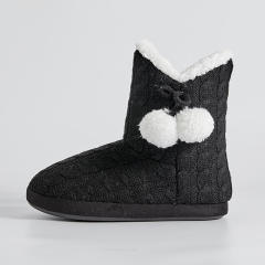Custom Winter Cotton Snow Boots For Women Thick Soled Warm Cotton Shoes Non-slip Plus Plush Thick Snow Boots Wholesale