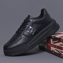 New High Quality Microfiber Sneakers Breathable Men's Flat Leather Shoes Fashion Low Price Height Increase Men's Shoes