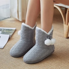 Custom Winter Cotton Snow Boots For Women Thick Soled Warm Cotton Shoes Non-slip Plus Plush Thick Snow Boots Wholesale