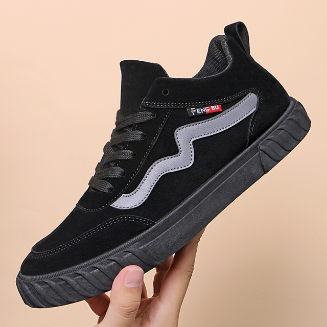 Pigskin Leather Popular Sports And Leisure Shoes All Match Soft Lightweight Breathable Casual Fashion Shoes For Men